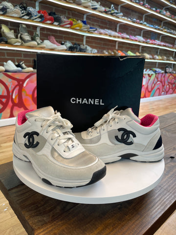 Chanel Trainers "White/Black/Pink"