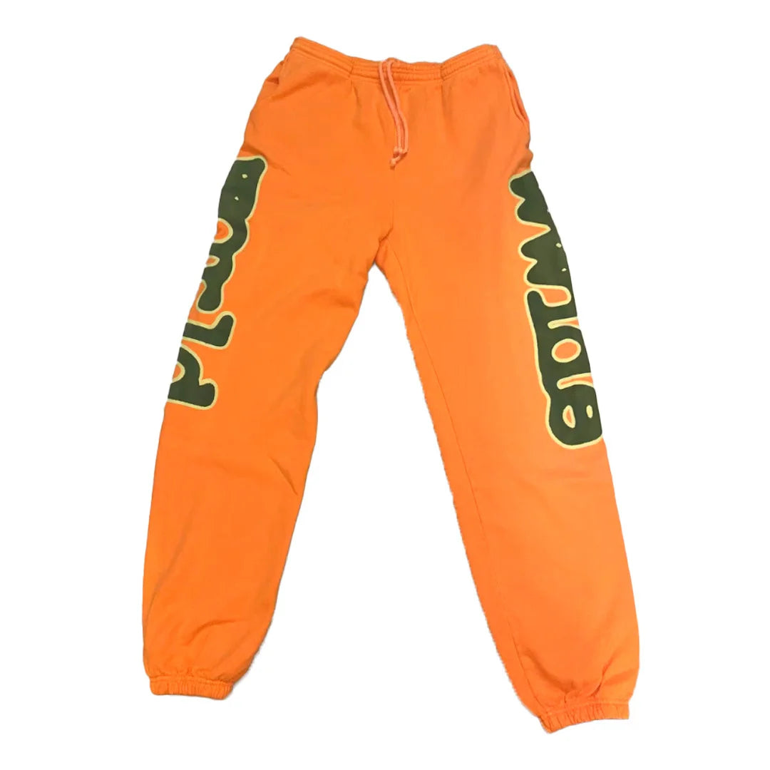 Spider Sweatpants "Orange/Green"