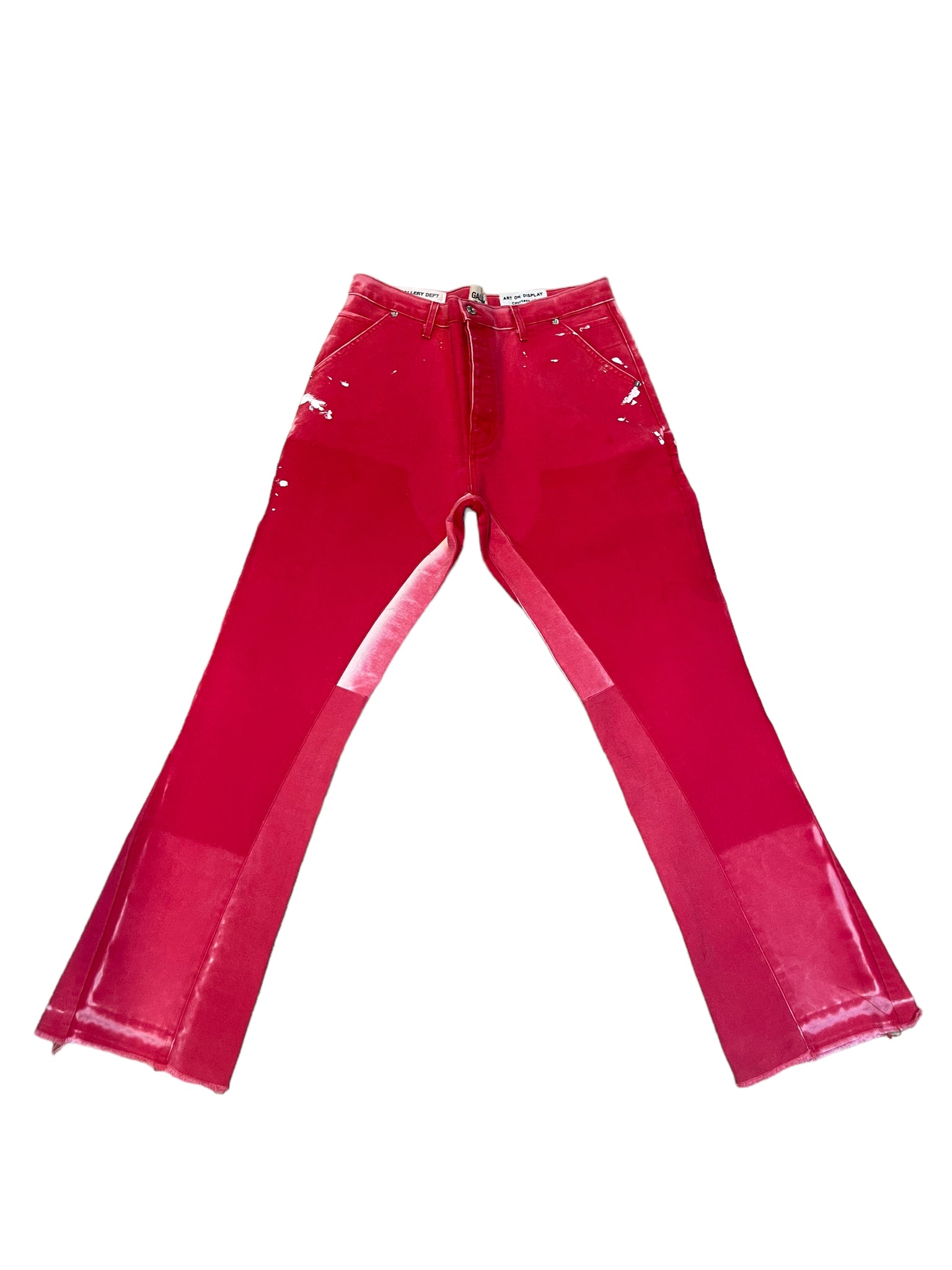 Gallery Dept Flared Jeans "Red"