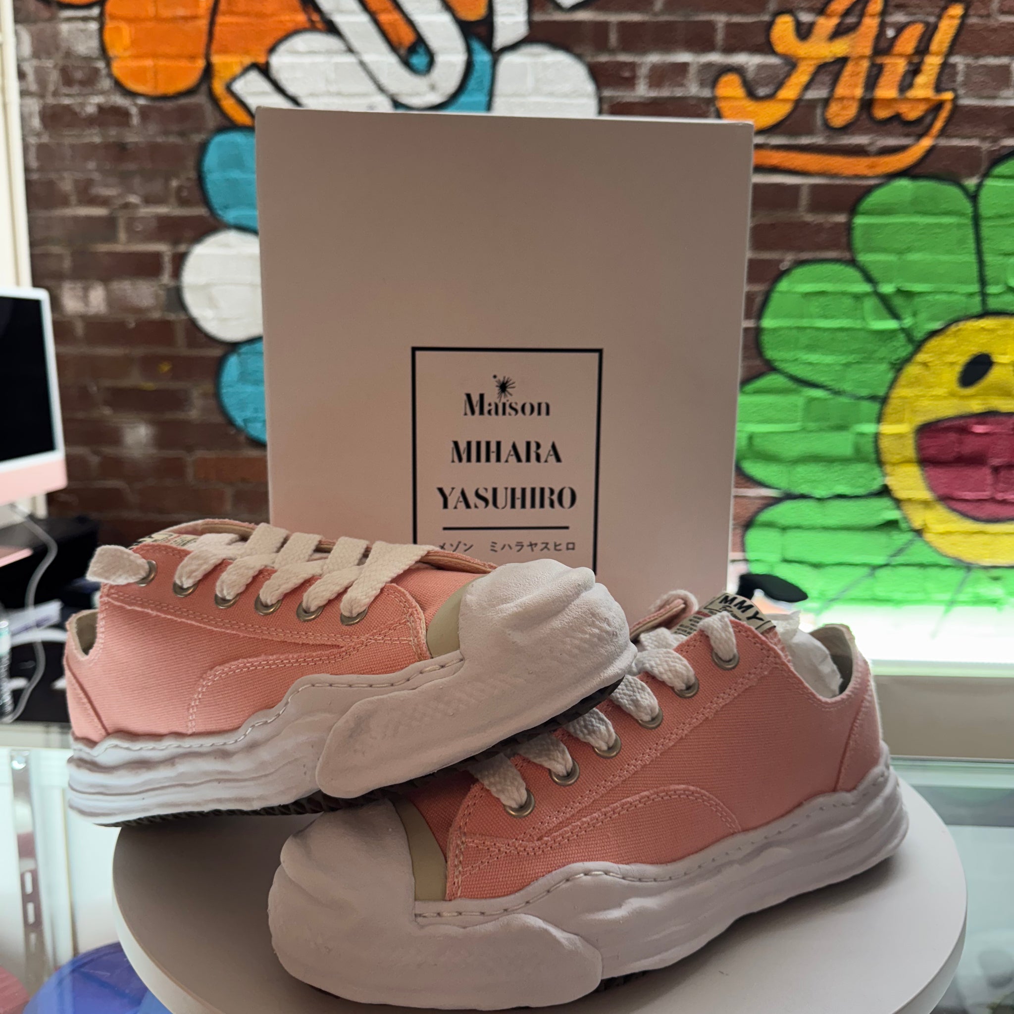 Maison Mihara Hank Sneaker "Pink"