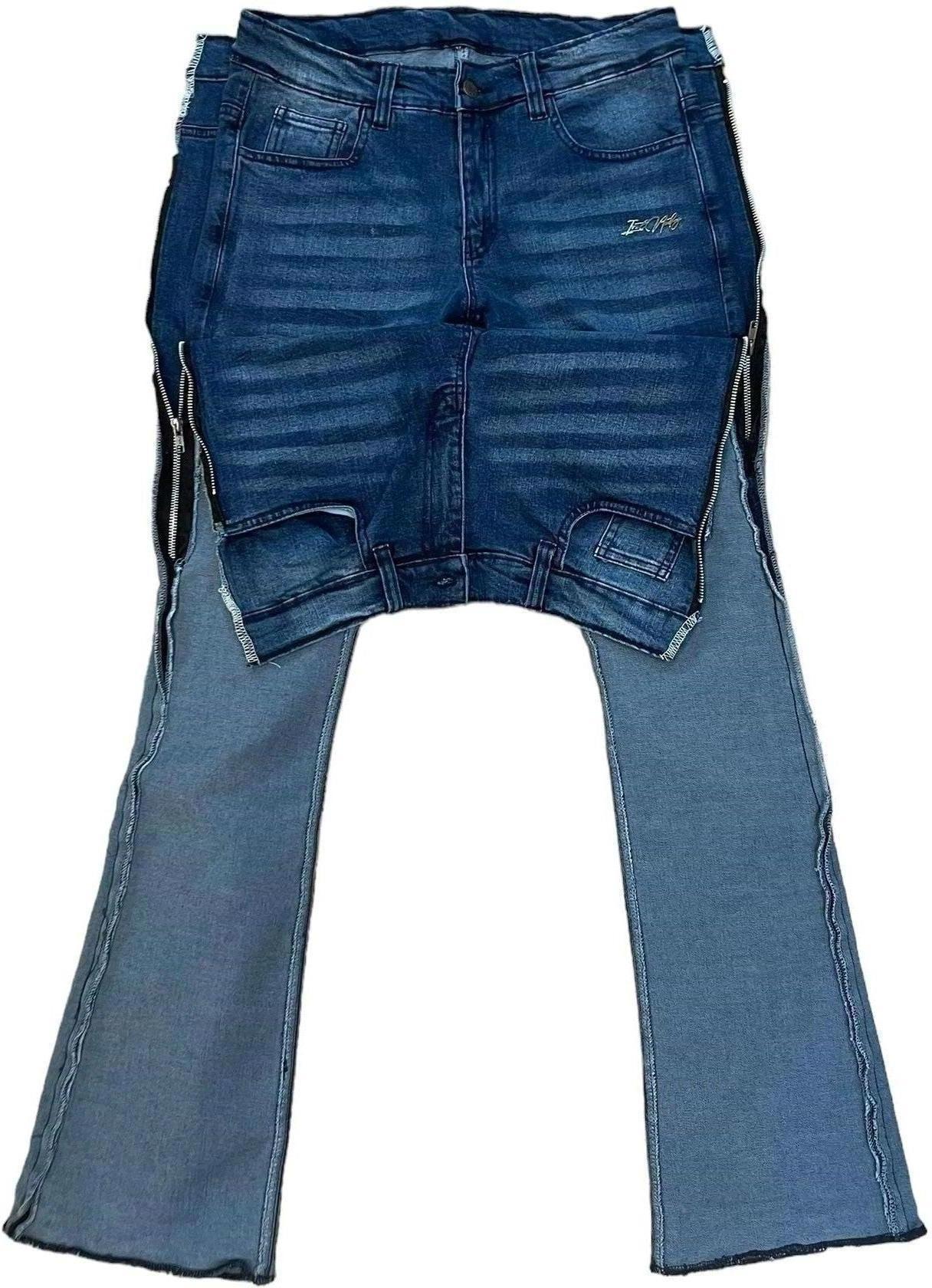 Ivel Nadroj Double Zipped Jeans &quot;Dark Wash&quot;