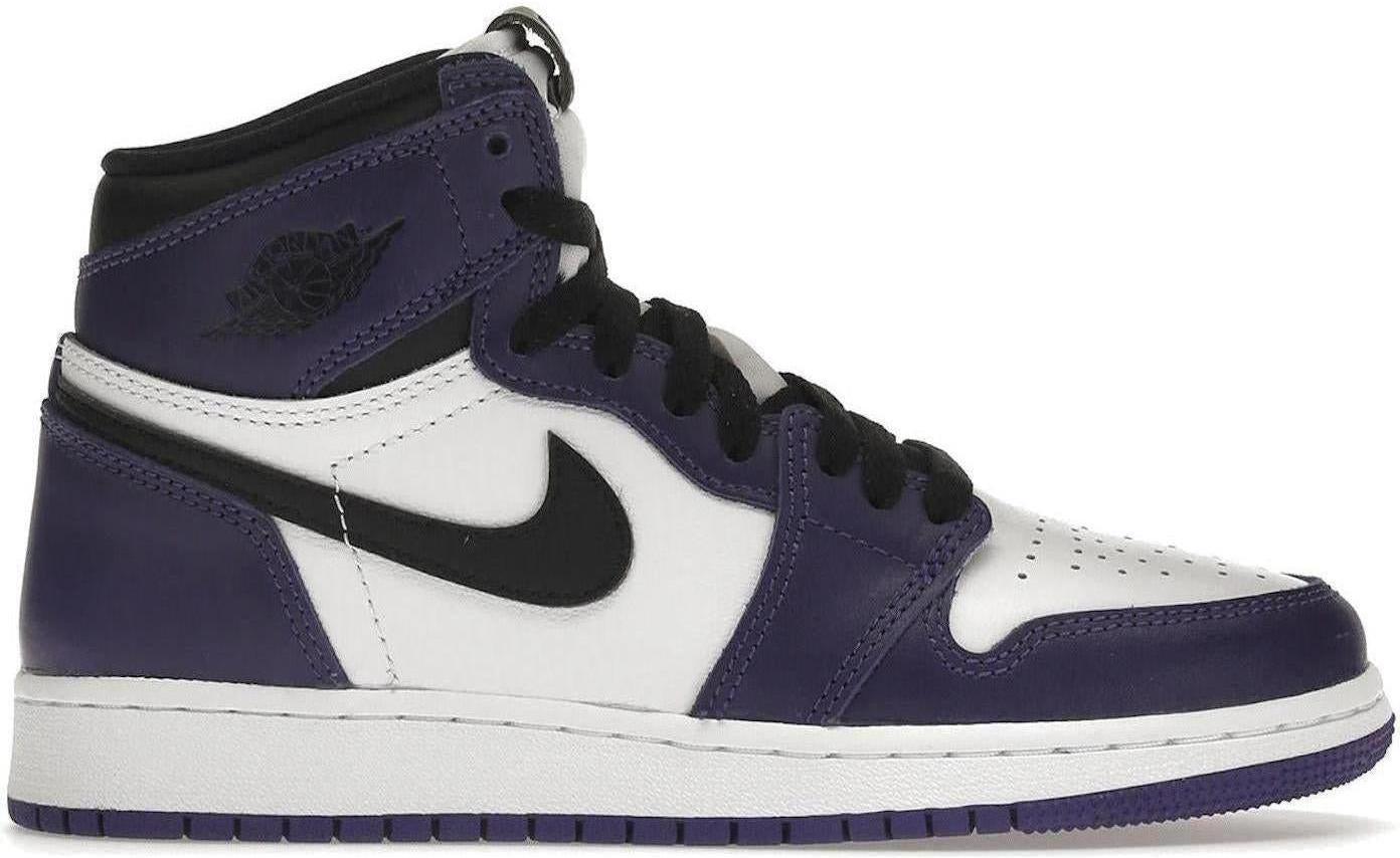 Jordan 1 Retro High Court Purple White (GS)