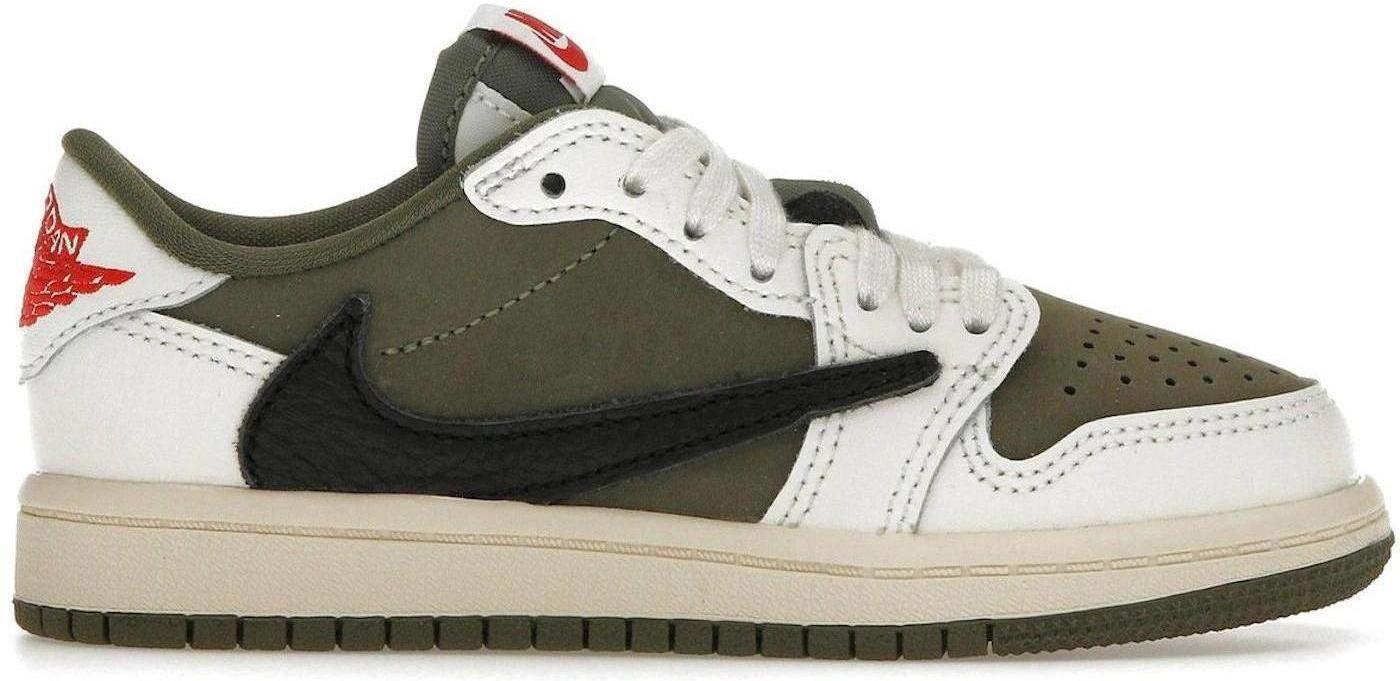 Jordan 1 Retro Low OG SP Travis Scott Medium Olive (PS)