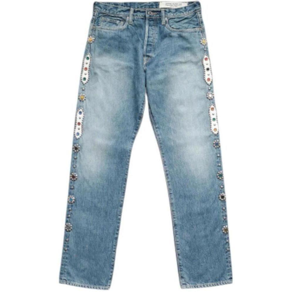 Kapital 14 Oz Denim 5P Monkey Cisco Gemstone Pants Indigo
