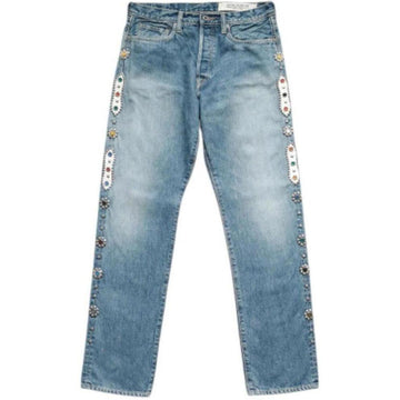 Kapital 14 Oz Denim 5P Monkey Cisco Gemstone Pants Indigo