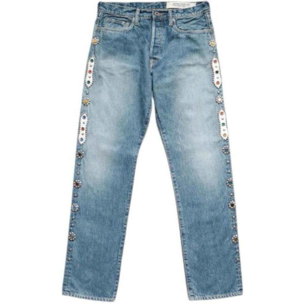 Kapital 14 Oz Denim 5P Monkey Cisco Gemstone Pants Indigo
