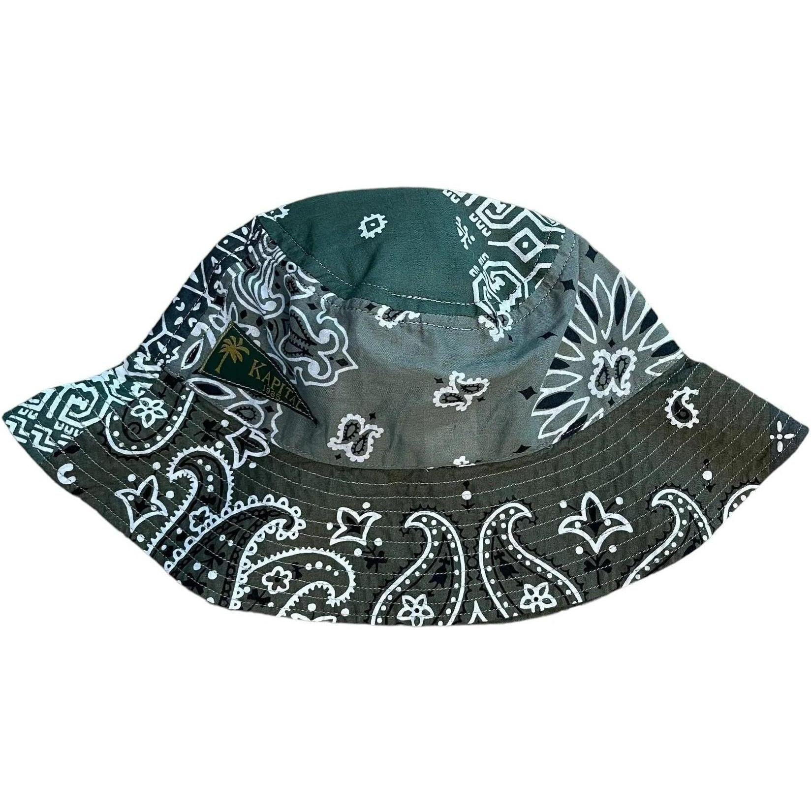 Kapital Bandana Bucket Hat "Green"