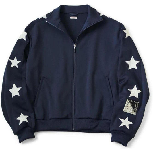 Kapital Smooth Jersey Stuntman Track Jacket "Navy"