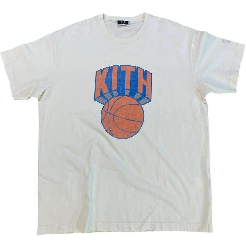 Kith Basketball Tee "Cream"