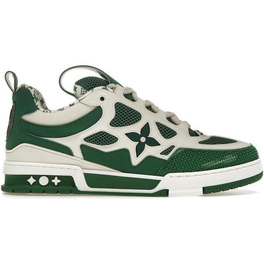 Louis Vuitton LV Skate Sneaker Green White - Lightly Worn