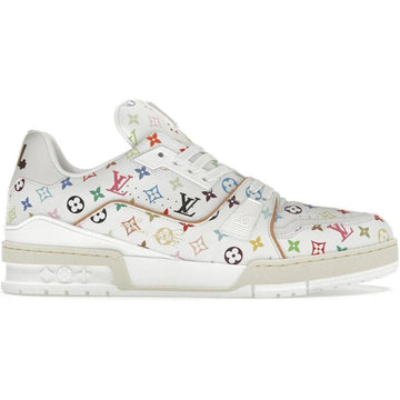 Louis Vuitton LV Trainer Takashi Murakami White