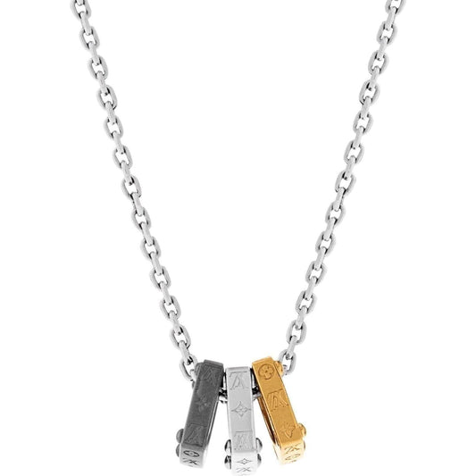 Louis Vuitton Monogram Bold Necklace "Silver/Gold"