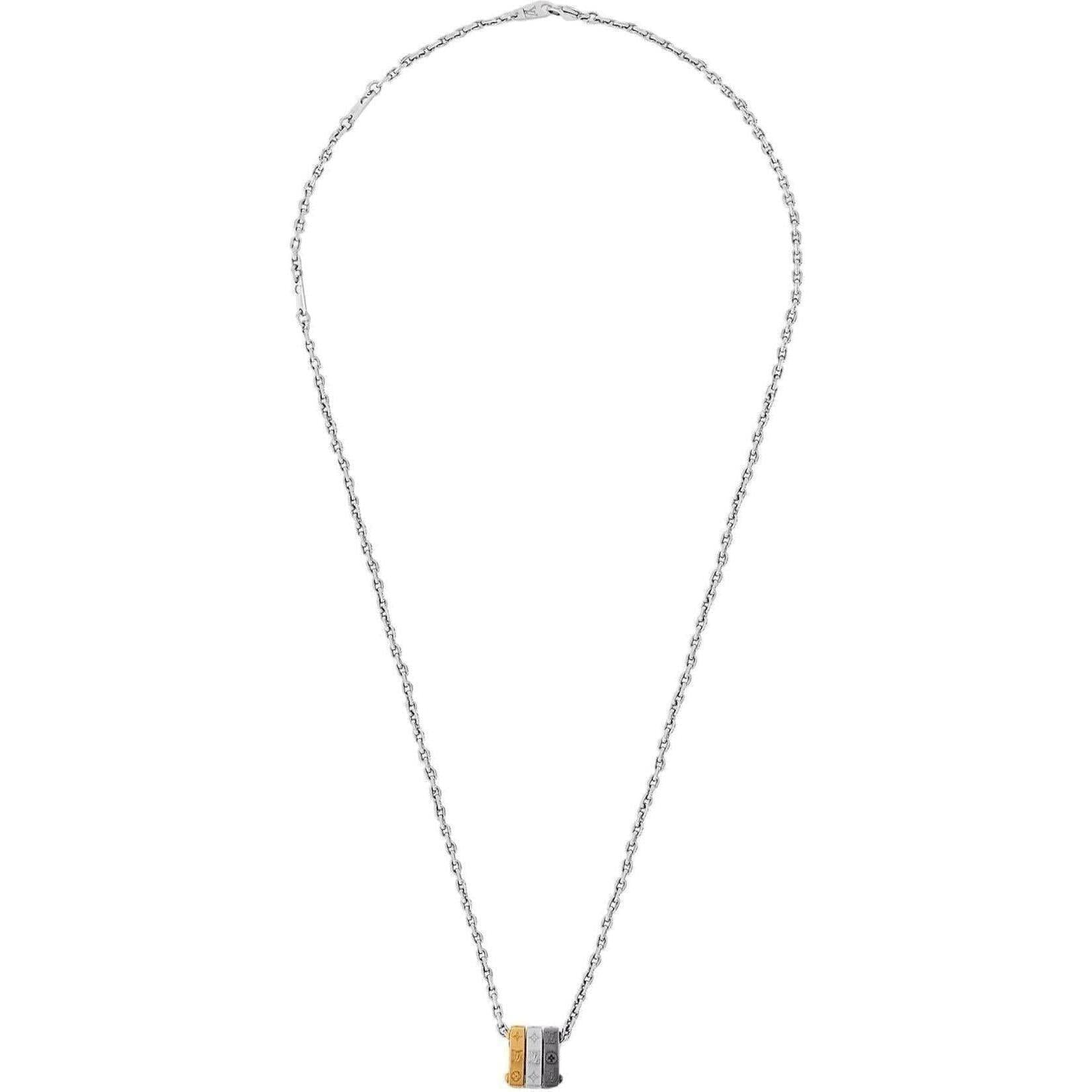 Louis Vuitton Monogram Bold Necklace "Silver/Gold"