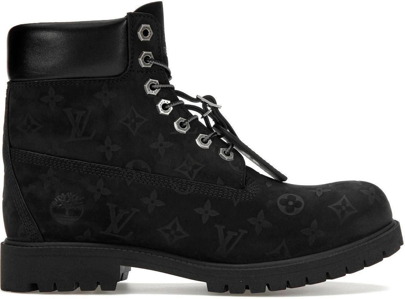 Louis Vuitton Timberland 6" Ankle Boot Black Monogram