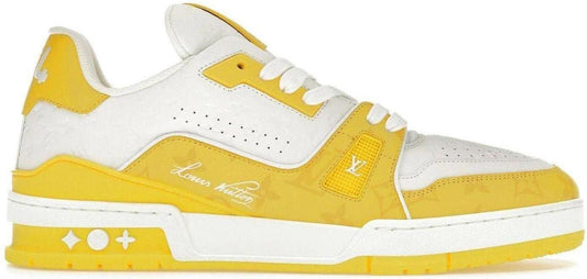 Louis Vuitton Trainer White Yellow Monogram