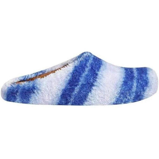 Marni Fussbet Slide "Blue/White"
