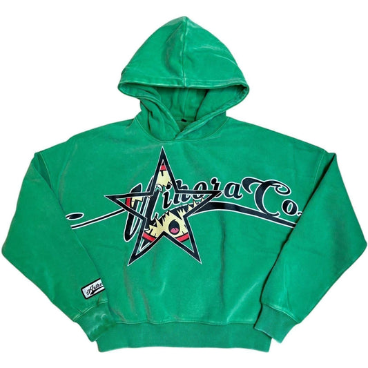 Mihora Acid Wash Hoodie "Green"