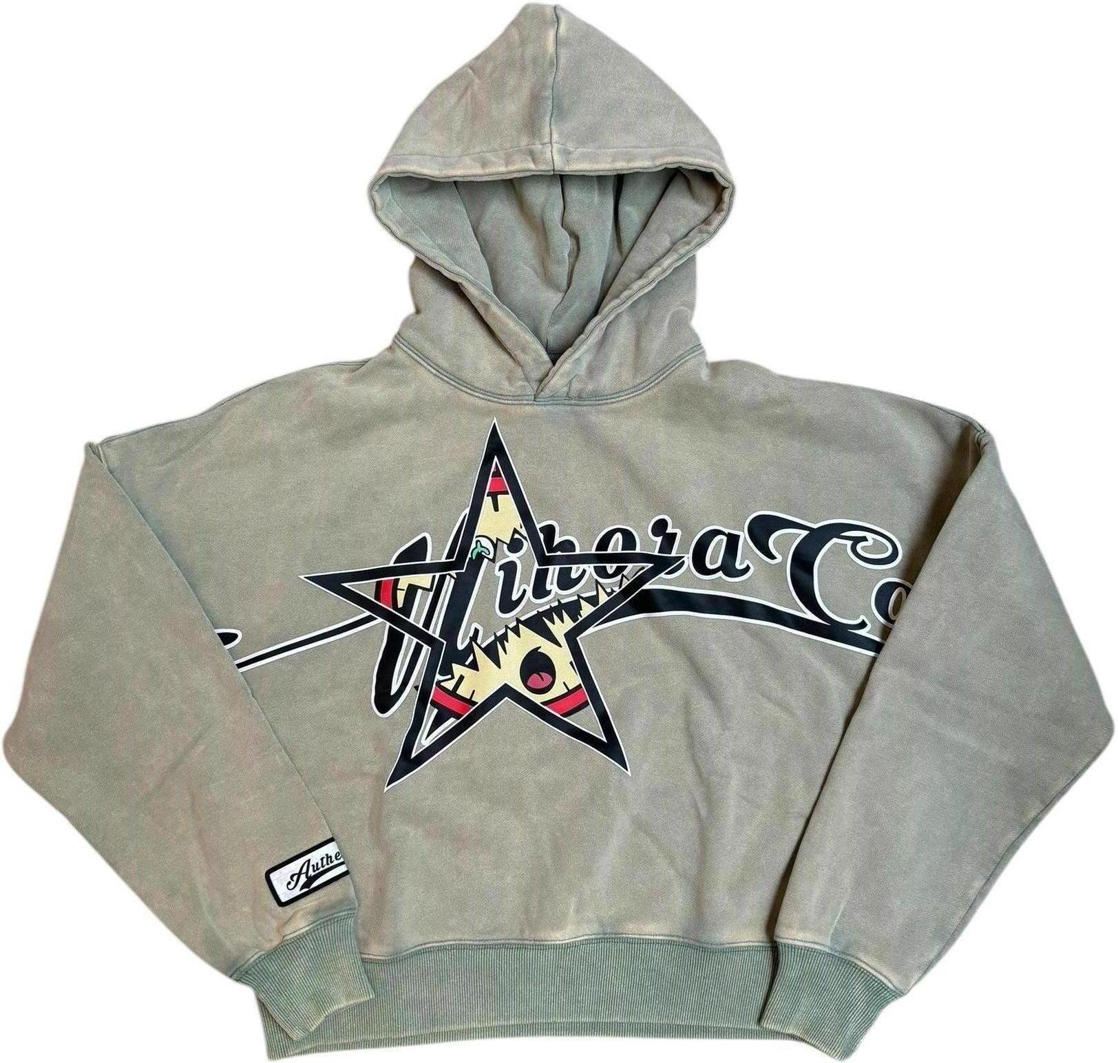 Mihora Acid Wash Hoodie &quot;Olive&quot;