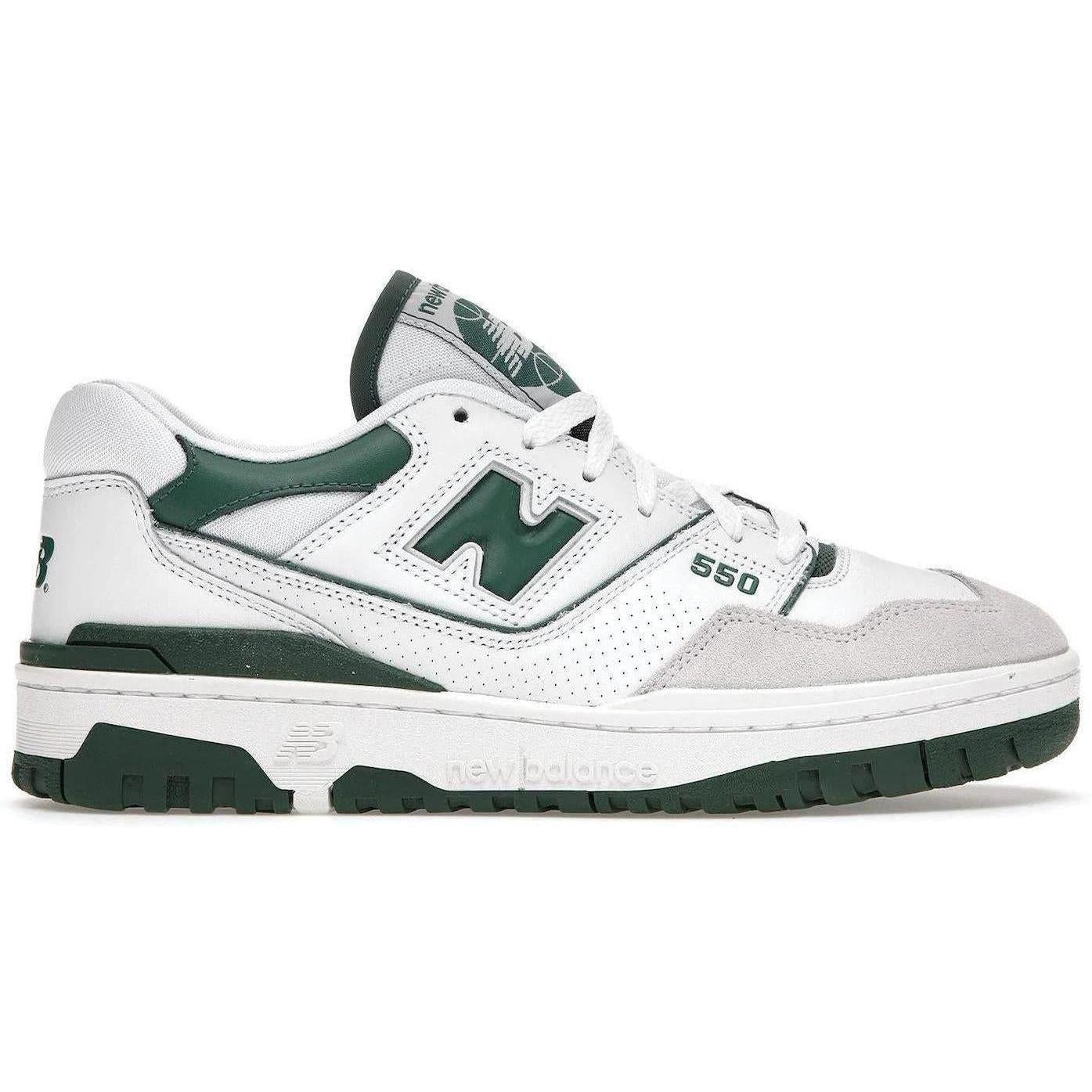 New Balance 550 White Green Kids
