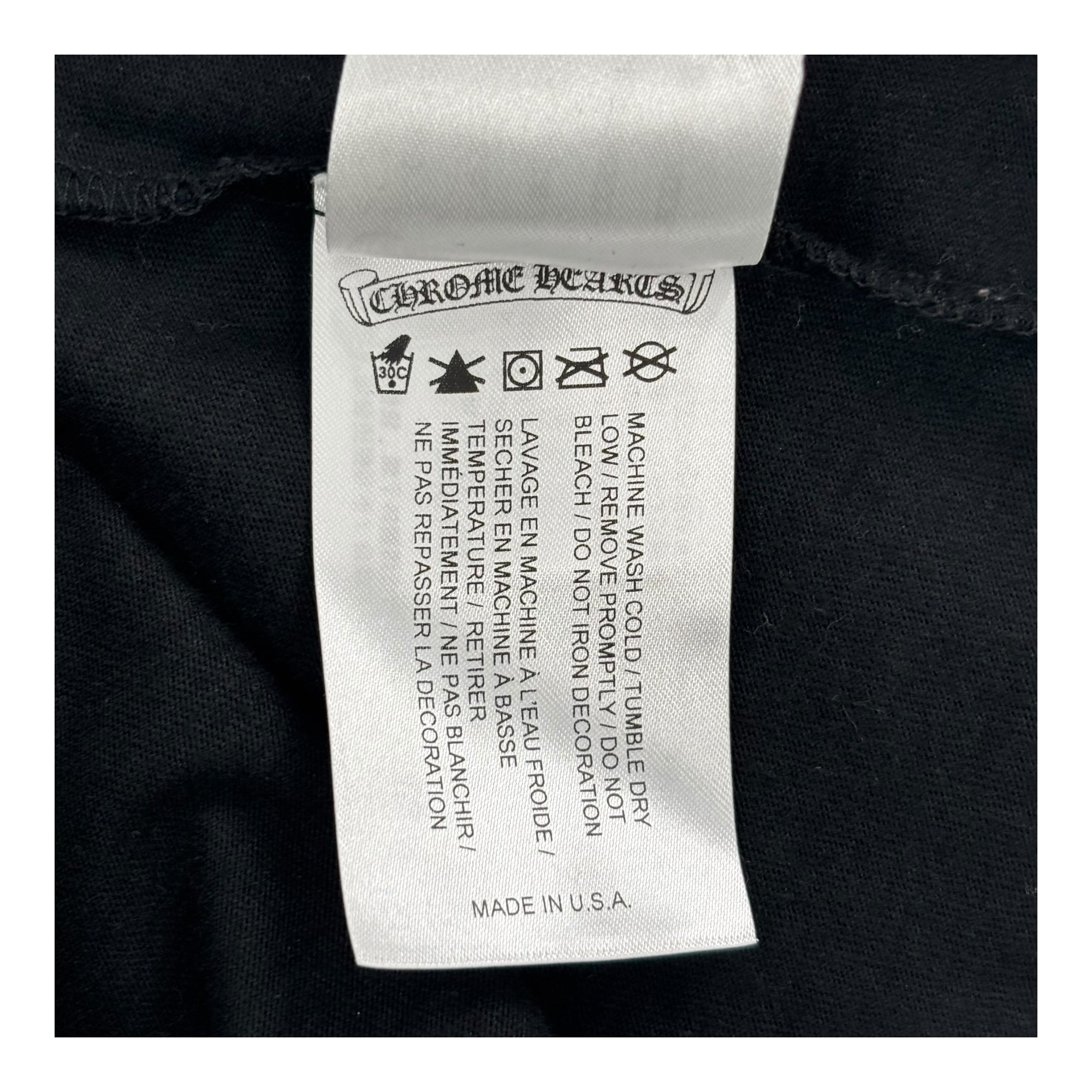 Chrome Hearts Vertical Letters Logo Hoodie &quot;Black&quot;