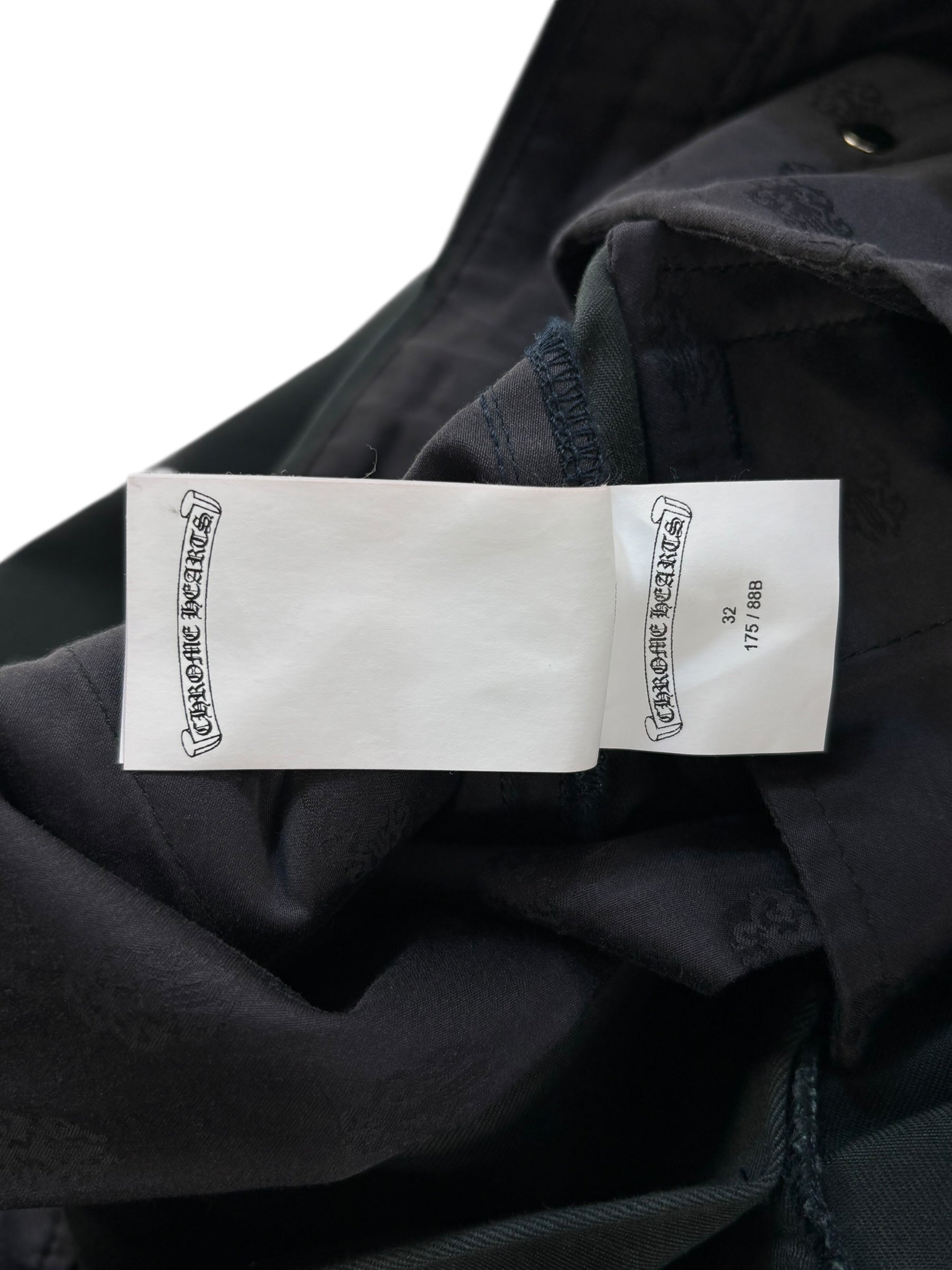 Chrome Hearts Chino Pants Red Black Blue Patches - Lightly Worn