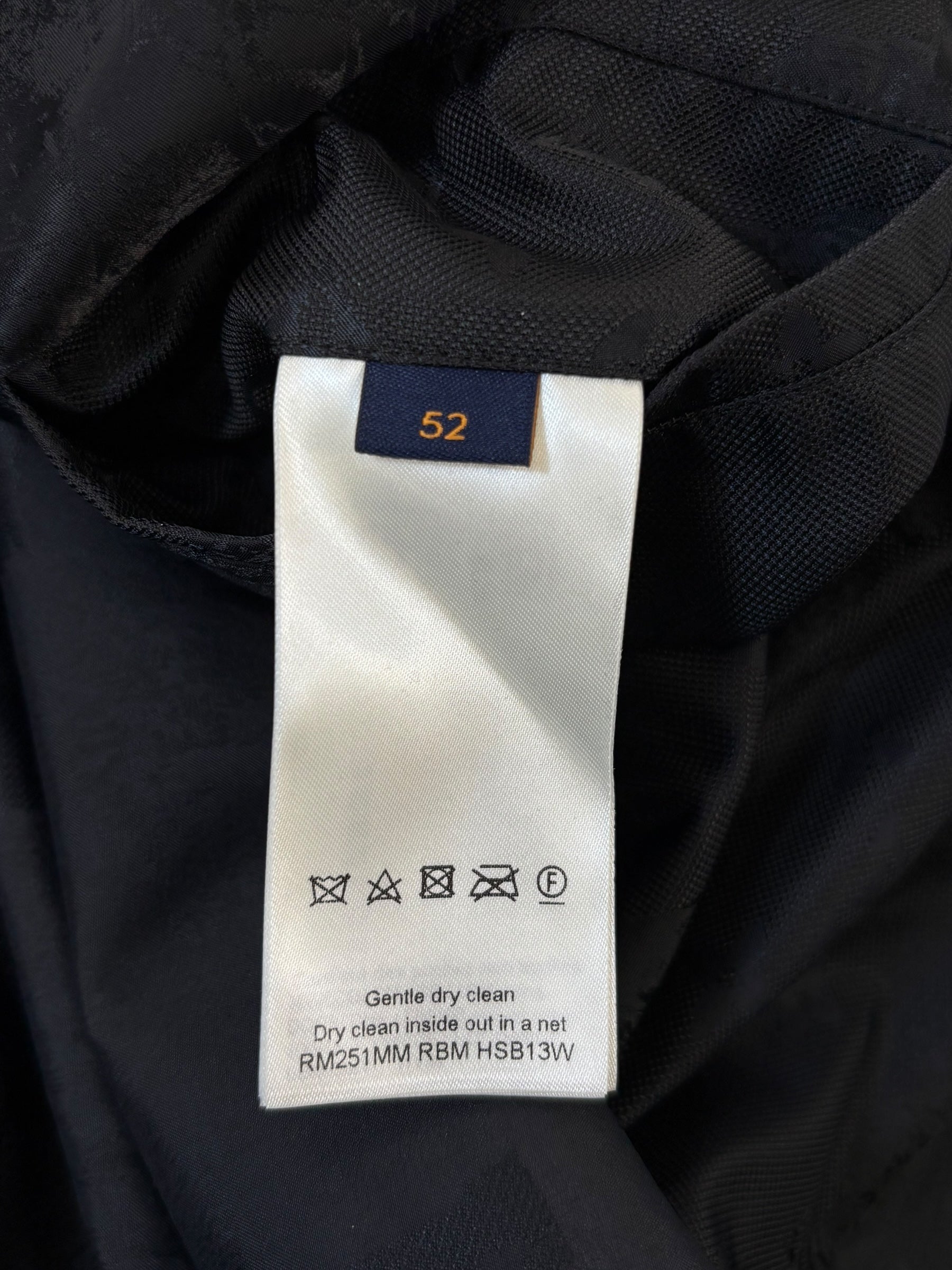 Louis Vuitton Rain Jacket Monogram Black - Lightly Worn