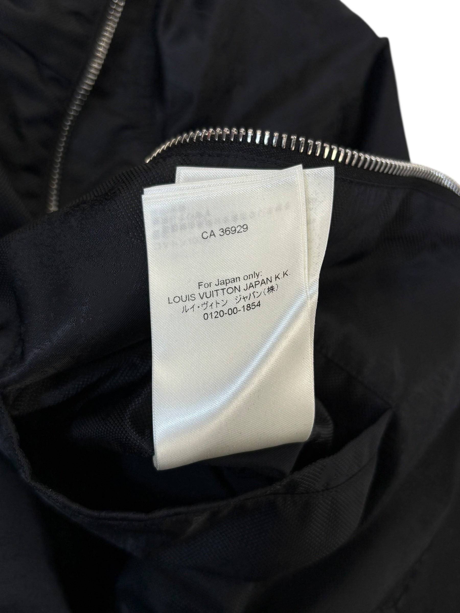 Louis Vuitton Rain Jacket Monogram Black - Lightly Worn