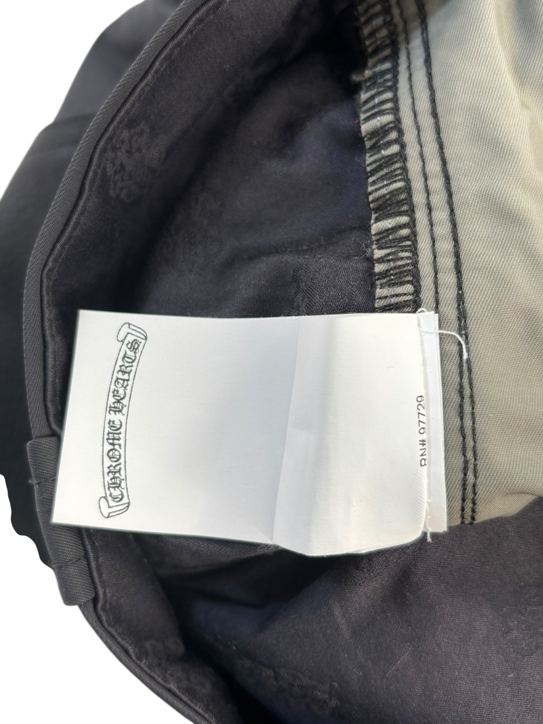 Chrome Hearts Single Patch Nylon Carpenter Shorts Black - Lightly Worn