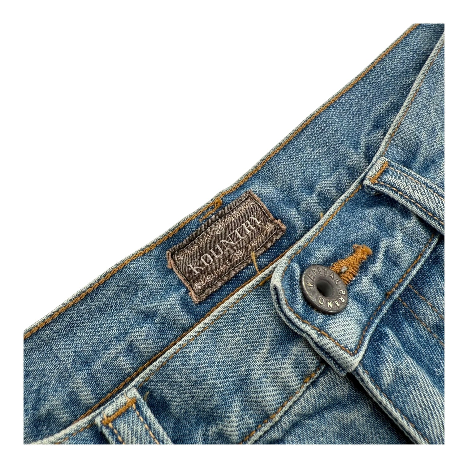 Kapital Jewel Carpenter Shorts Blue