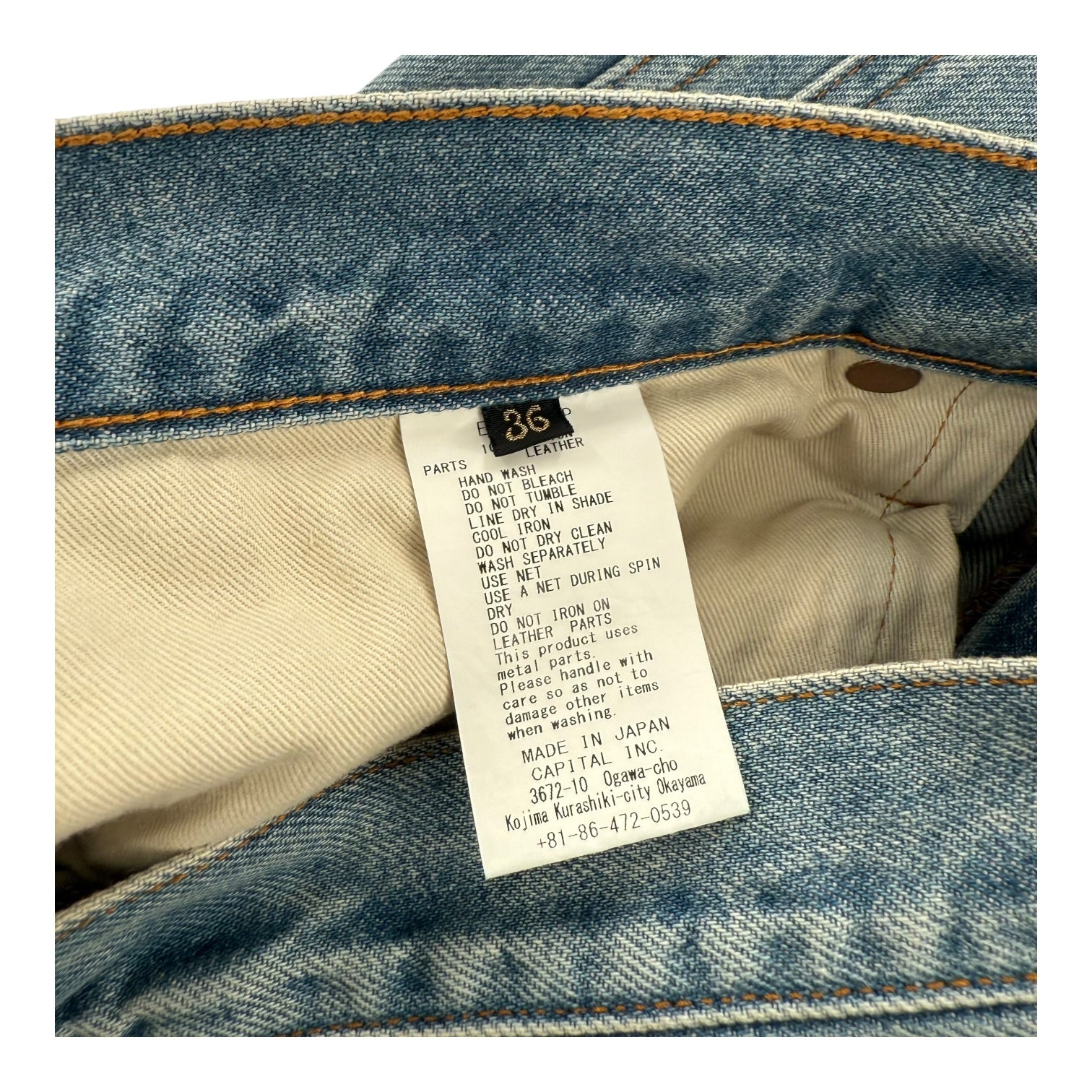 Kapital Jewel Carpenter Shorts Blue