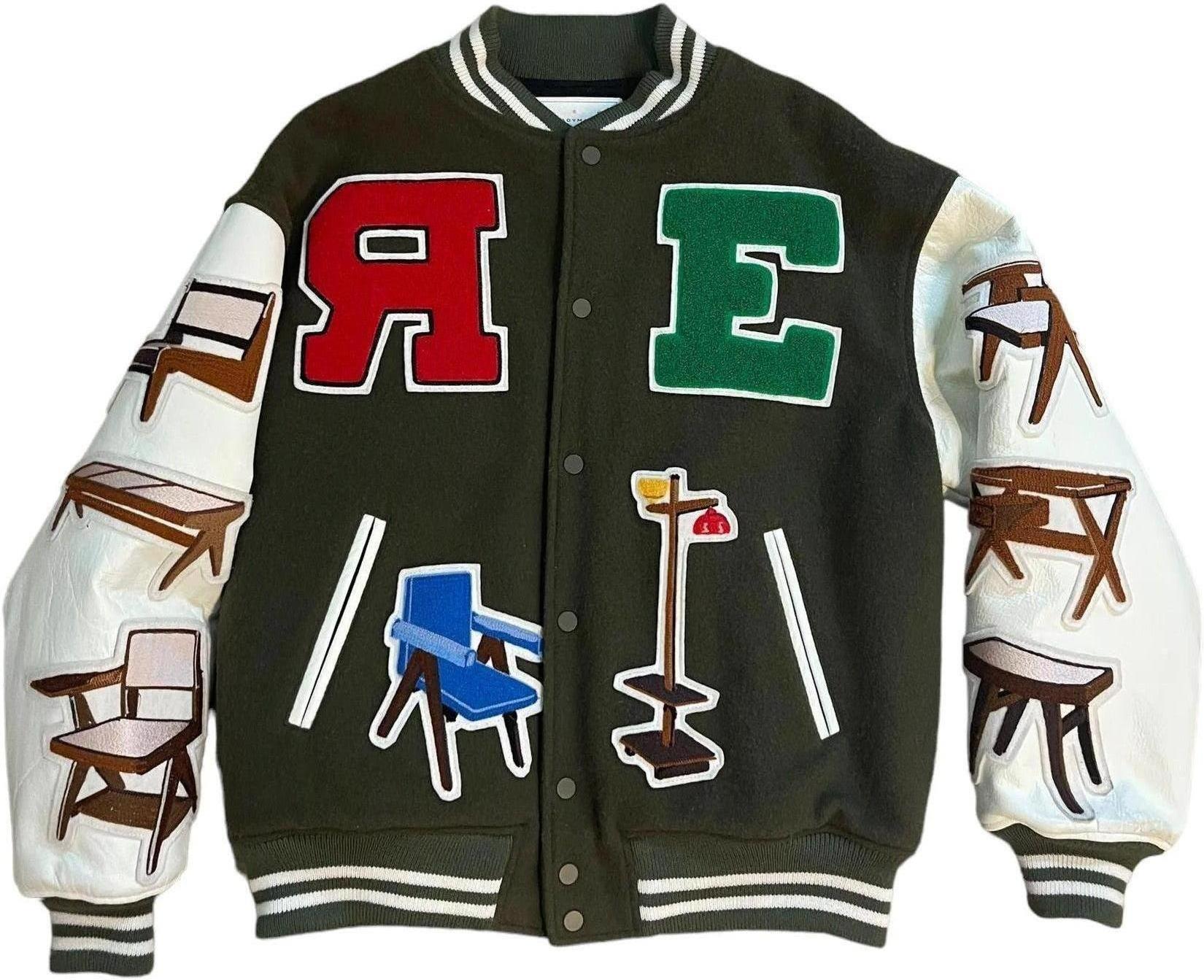 Readymade Patch Detail Bomber Jacket "Green" (Pre-Owned)