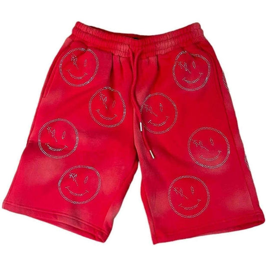 Retrovert Smiley Shorts "Red"
