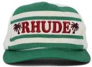 Rhude Palm Tree Hat "White/Green"