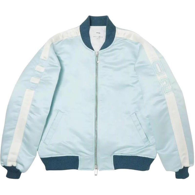 Rhude Satin Bomber Jacket 'Teal'