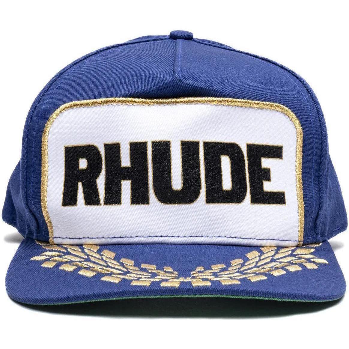 Rhude Wings Hat "Blue/Gold"