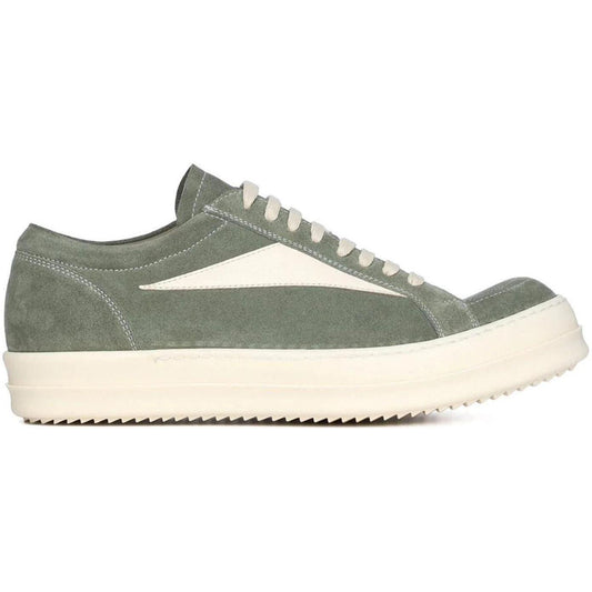 Rick Owens Hollywood Vintage Sneaks Celadon Milk