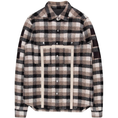 Rick Owens Larry Wool Overshirt - Lightly Worn