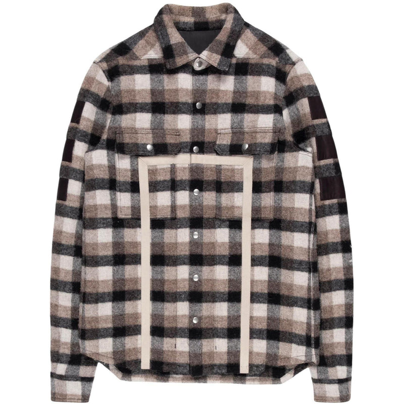 Rick Owens Larry Wool Overshirt - Lightly Worn