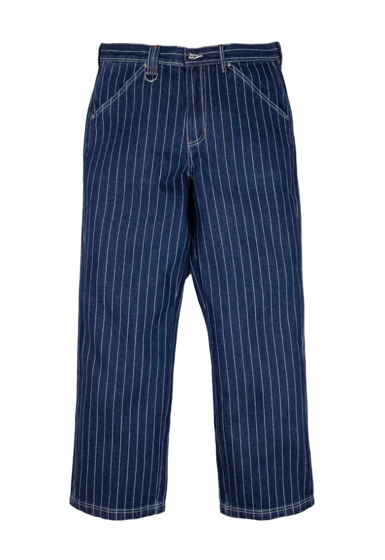 Commons Pinstripe Conductor Denim Pant Blue