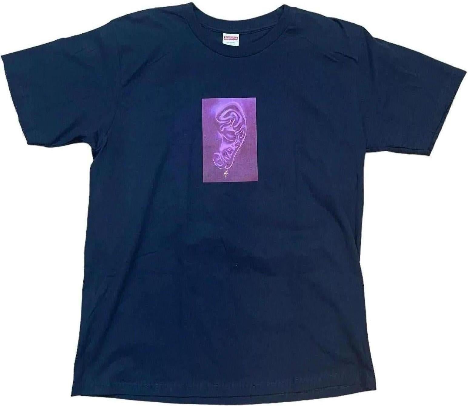 Supreme Ear Tee "Navy"