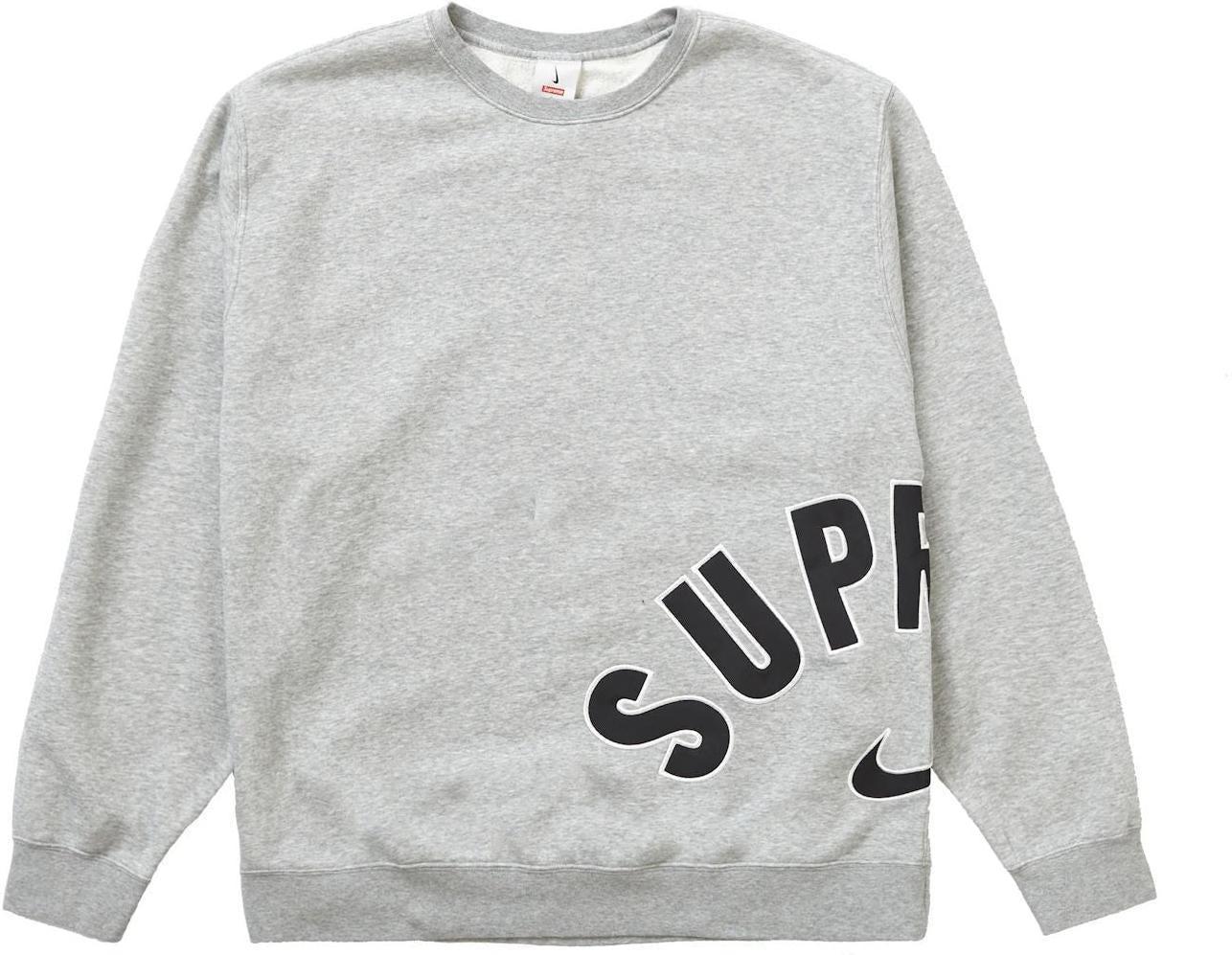 Supreme Nike Arc Crewneck Heather Grey