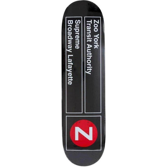 Supreme Zoo York Skateboard Deck Black