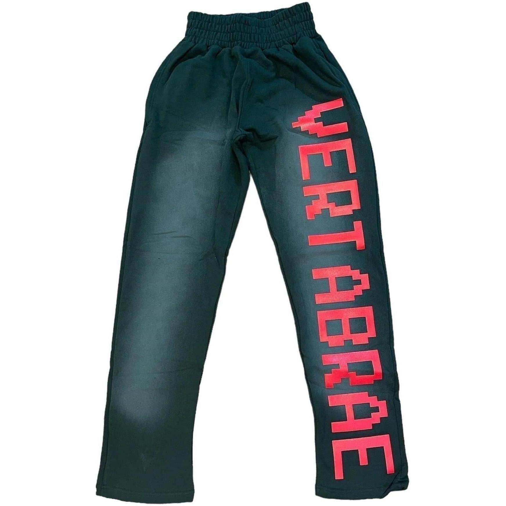 Vertabrae Sweatpants &quot;Green/Red&quot;