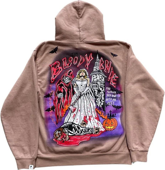 Warren Lotas Blood Bride Hoodie "Brown"