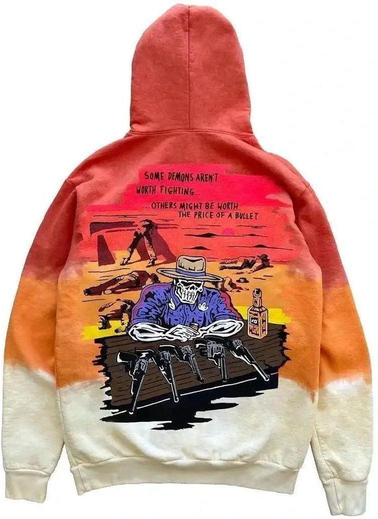 Warren Lotas Hoodie "Five Guns Tie Dye"