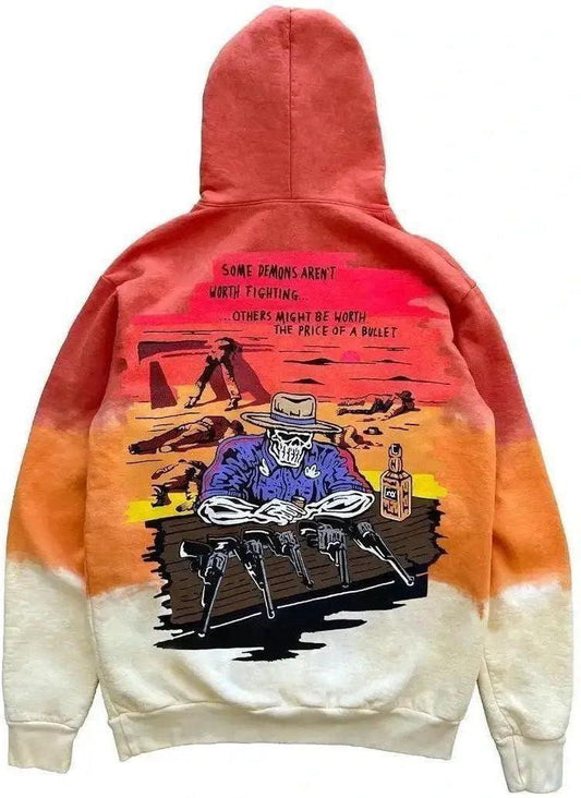 Warren Lotas Hoodie "Five Guns Tie Dye"