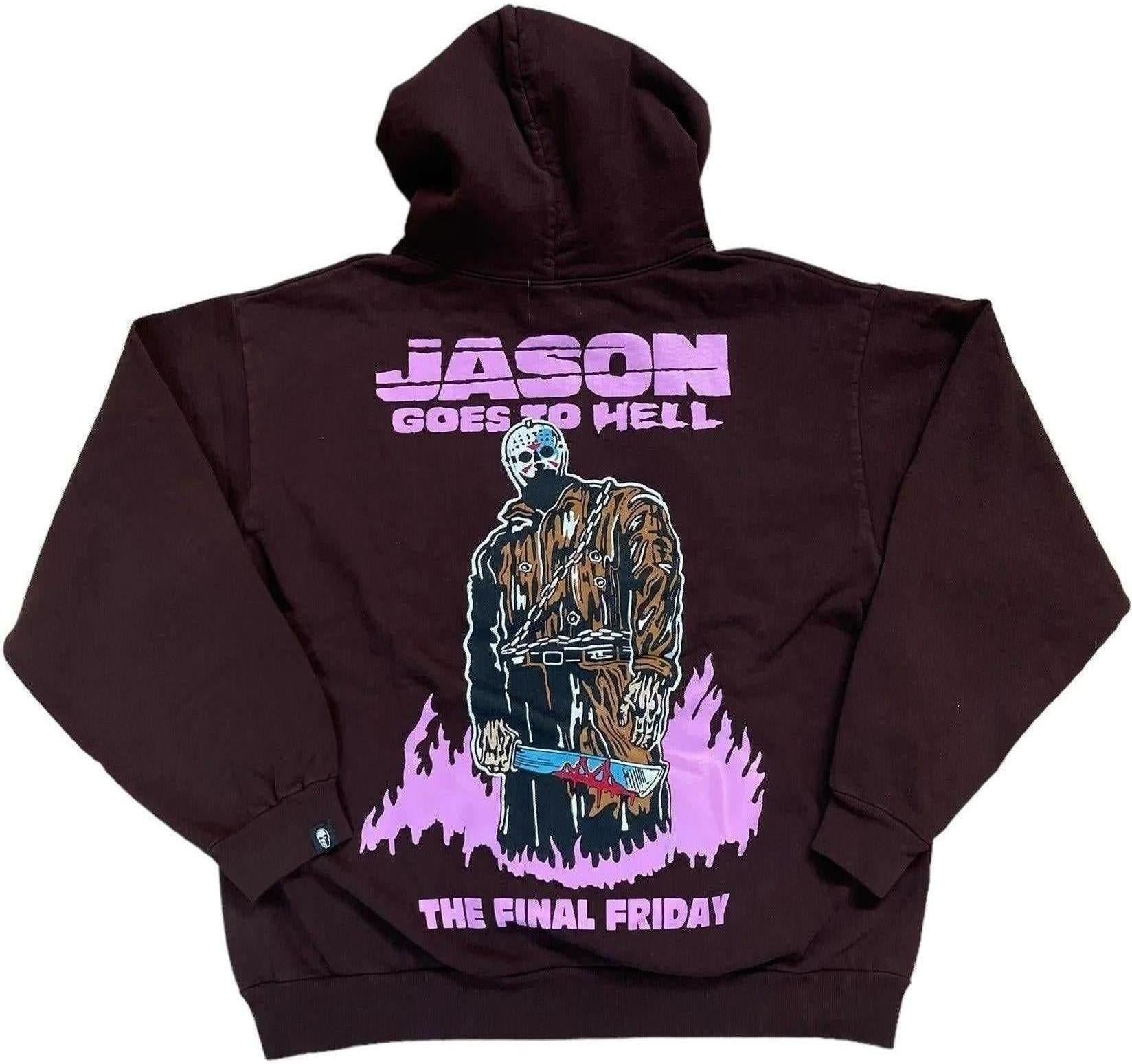 Warren Lotas Jason Goes To Hell Hoodie "Brown"