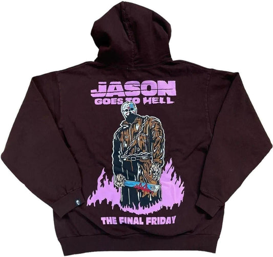 Warren Lotas Jason Goes To Hell Hoodie "Brown"
