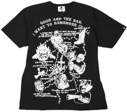 Warren Lotas Tee "The Good and the Bad" Black