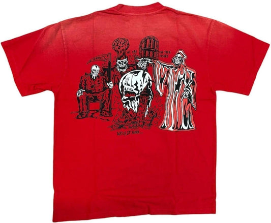 Warren Lotas Watch it Burn Tee "Red"